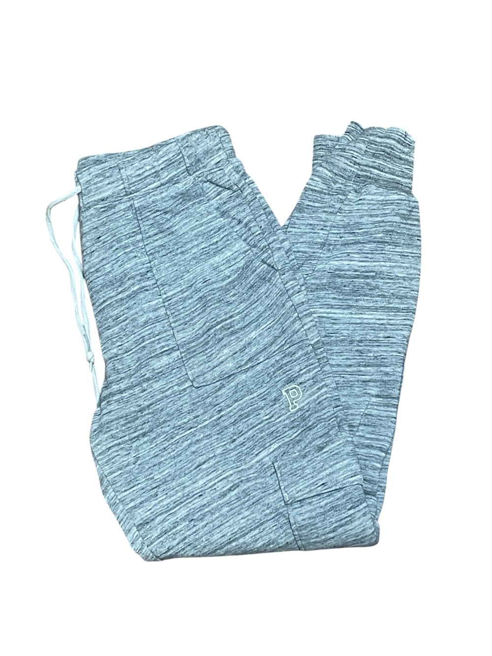 PINK Heathered Light Grey Lounge Joggers